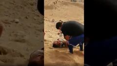 ¡Una vergüenza!: árbitro es golpeado y lanzado a una quebrada en Antofagasta