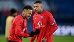 Nasser Al-Khelaifi was asked about the futures of Neymar and Kylian Mbappe following PSG&#039;s triumph over Bayern Munich.
