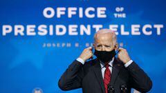 The Pfizer vaccine has been approved by the FDA but President-elect Biden will encourage mask-wearing to combat the rising infection rate and death toll.