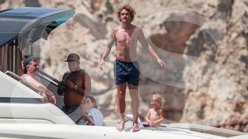 Antoine Griezmann on holidays in Ibiza on Thursday, 04 July 2019
 Exclusive