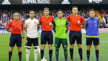 Undiano Mallenco was in charge of on-field matters at Mestalla.