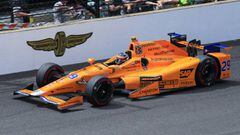 Fernando Alonso en su participaci&oacute;n en la IndyCar el a&ntilde;o pasado.