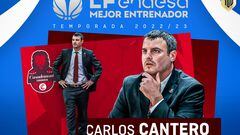 Carlos Cantero, mejor entrenador del curso