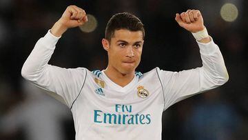 Cristiano Ronaldo reacts to Real Madrid's Club World Cup win