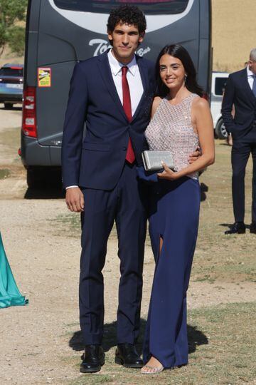 Jesús Vallejo  y su novia María Delgado.