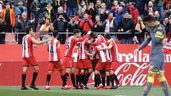Con Bernardo y Mojica, Girona golea 6 a 0 a Las Palmas