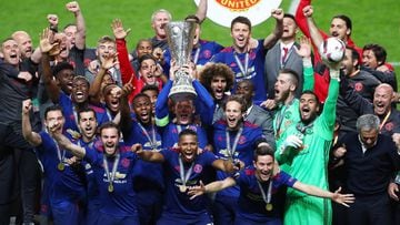 Romero y Rojo conquistan la Europa League con el United