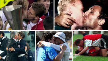 Día Internacional del Beso: los más atrevidos y pasionales del fútbol