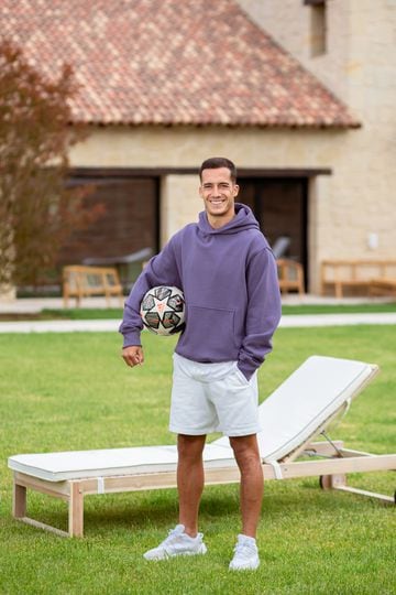 Lucas Vázquez poses for AS in Galicia, north-west Spain, where the Real Madrid player is enjoying the final days of his summer holiday.

