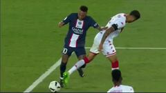 ¡Lo acusó el VAR!: el penal de Maripán a Neymar que marcó el PSG-Mónaco