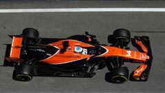 Formula One - F1 - Spanish Grand Prix - Barcelona-Catalunya racetrack, Montmelo Spain - 12/05/17 - McLaren&#039;s Fernando Alonso in action during the second free practice. REUTERS/Albert Gea