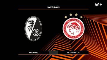 Resumen y goles del SC Friburgo vs. Olympiacos FC, grupo A de Europa League