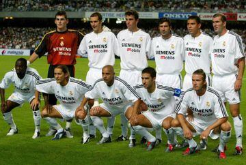 David Beckham and Roberto Carlos enjoyed four years together at Real Madrid.