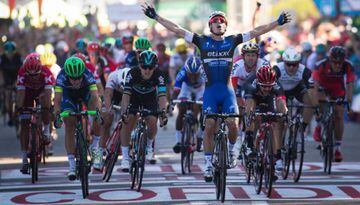 Gianni Meersman logró su primera victoria en una Grande en la Vuelta a España 2016 (Baiona).