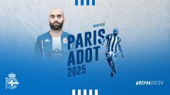 Oficial: Paris Adot refuerza la defensa del Deportivo