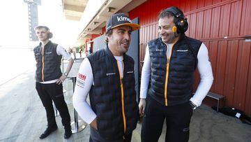 Fernando Alonso puede pilotar el McLaren MCL34 en Bahr&eacute;in. (F1 2019). 
