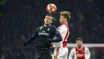 Bale, durante el Ajax-Real Madrid.
