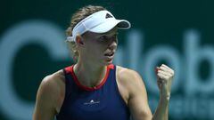 Wozniacki battles through knee complaint to down Kvitova