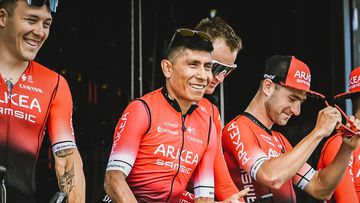 Nairo Quintana en la etapa 2 del Tour de Francia