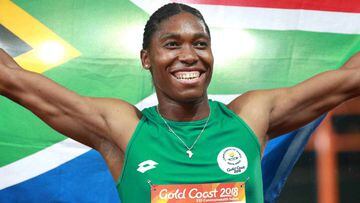 South Africa’s Caster Semenya cruises to 1500m gold