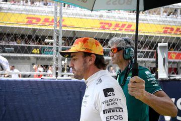 Fernando Alonso (Aston Martin). Barcelona, España. F1 2023.