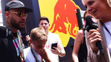 Formula One F1 - Spanish Grand Prix - Circuit de Barcelona-Catalunya, Barcelona, Spain - June 4, 2023 Paris St Germain's Neymar is pictured ahead of the race REUTERS/Nacho Doce