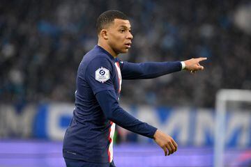 Paris Saint-Germain's French forward Kylian Mbappe 