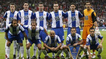 La UEFA 2006-07 pervive en el Espanyol con seis exjugadores