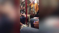 Un fan del Chelsea ebrio acaba mal en el metro de Londres