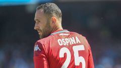 David Ospina suma cinco partidos en esta temporada con Napoli