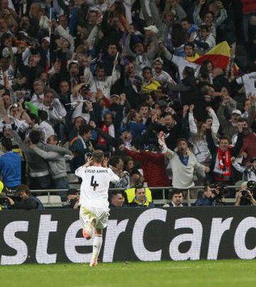 Sin lugar a dudas el gol más importante de su carrera fue el que marcó en Lisboa ante el Atlético de Madrid en el minuto 93. Un gol que mandaría el partido a una prórroga en el que el equipo blanco superó a los rojiblancos. 
