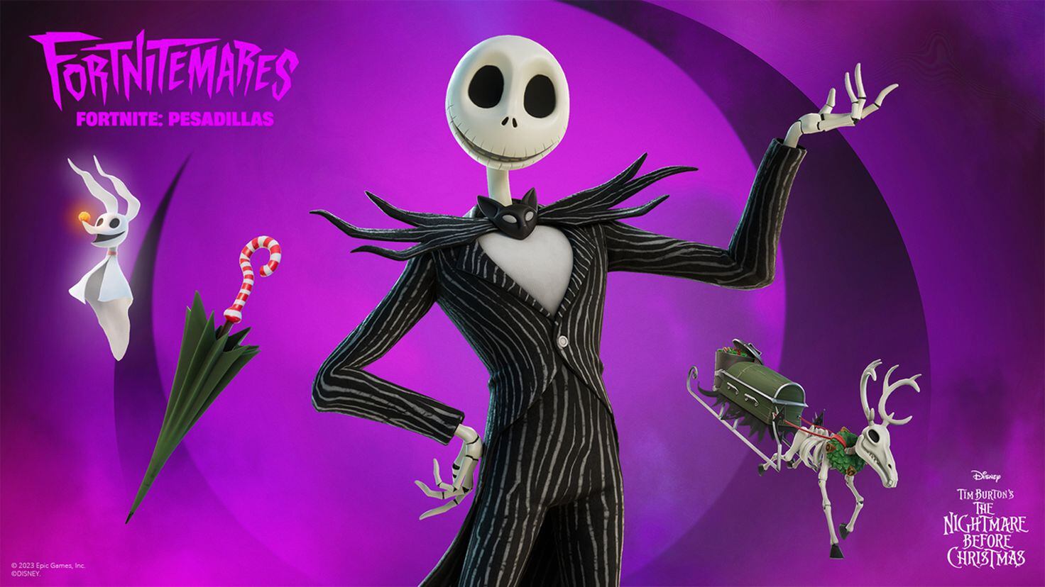 Jack Skeleton is coming to Fortnite: this is the new skin from the Disney movie “Nightmare Before Christmas”