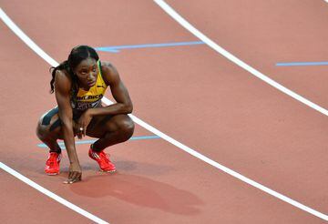 En junio de 2012, justo antes de los Juegos Olímpicos de Londres, la atleta jamaicana notó un bulto en su mama. Se sometió a la cirugía de una doble mastectomía (entre otras operaciones) pero no consiguió vencer la enfermedad hasta que volvió a pasar por 