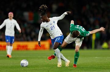 Camavinga shone in France's 0-1 win over the Boys in Green.