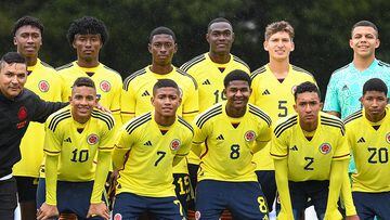 Selección Colombia Sub 17 en el Sudamericano