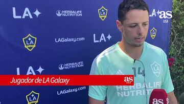 Chicharito habla sobre la llegada de Cáceres al Galaxy