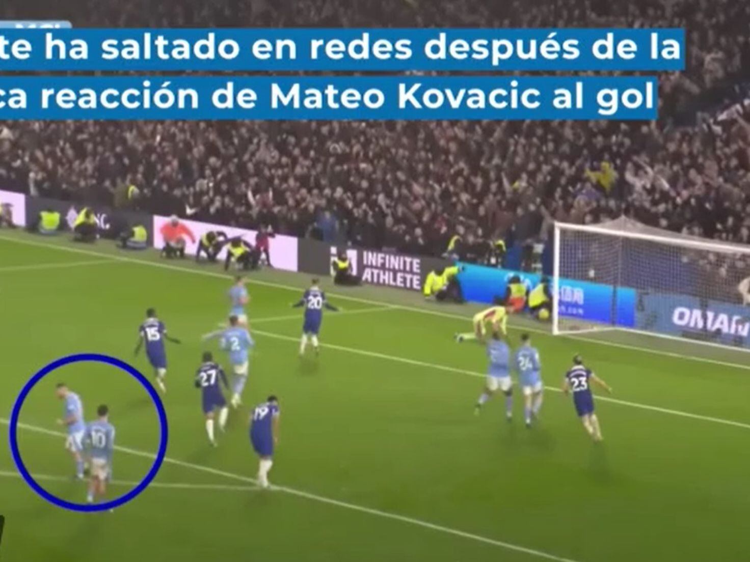 Kovacic é 'acusado' de comemorar gol de empate do Chelsea contra o