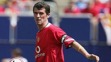 El exjugador del Manchester United, Roy Keane, durante un partido.