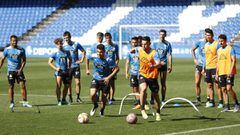 Entrenamiento Deportivo de La Coru&ntilde;a. &Aacute;lvaro Rey brais