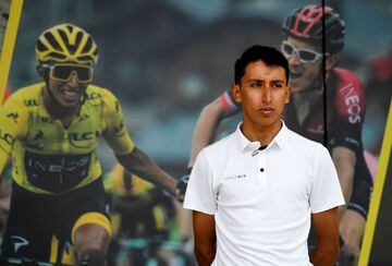 Zipaquirá recibe al campeón del Tour de Francia, Egan Bernal. Estas son algunas de las imágenes que se lleva a cabo en la Plaza de Los Comuneros.