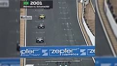 La maniobre de Juan Pablo Montoya contra Schumacher