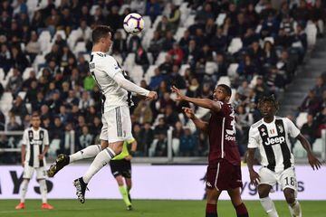 Cristiano Ronaldo scores against Torino