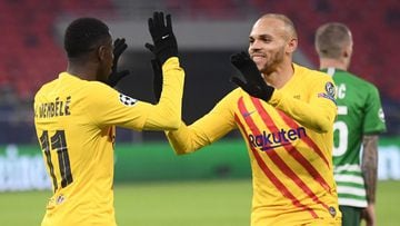 Ferencváros 0-3 Barcelona: results, summary and goals Champions League  2020/21 - AS USA