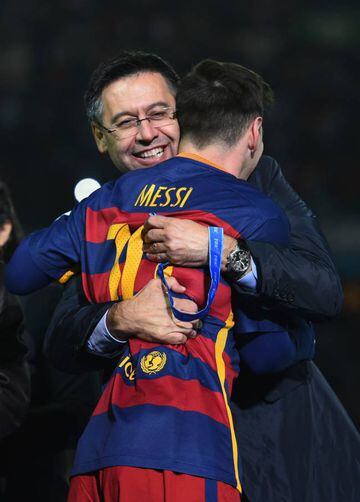 Bartomeu is keen to tie up Leo Messi at the Camp Nou with a new long-term contract.