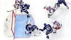 Andrei Vasilevskiy #88 of the Tampa Bay Lightning makes a save against the New York Rangers