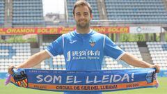 Jorge F&eacute;ix, jugador del Lleida. 