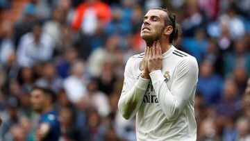 Bale, durante un partido del Real Madrid.