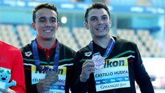 Yahel Castillo y Juan Celaya ganan bronce en Nataci&oacute;n y el pase a Tokyo 2020