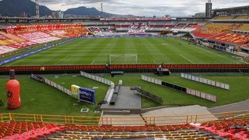 El estadio El Camp&iacute;n de Bogot&aacute; alberg&oacute; la segunda final de la Liga BetPlay 2020 entre Santa Fe y Am&eacute;rica de Cali