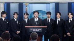 BTS visita la Casa Blanca y habla sobre inclusión y crímenes de odio contra los asiáticos.